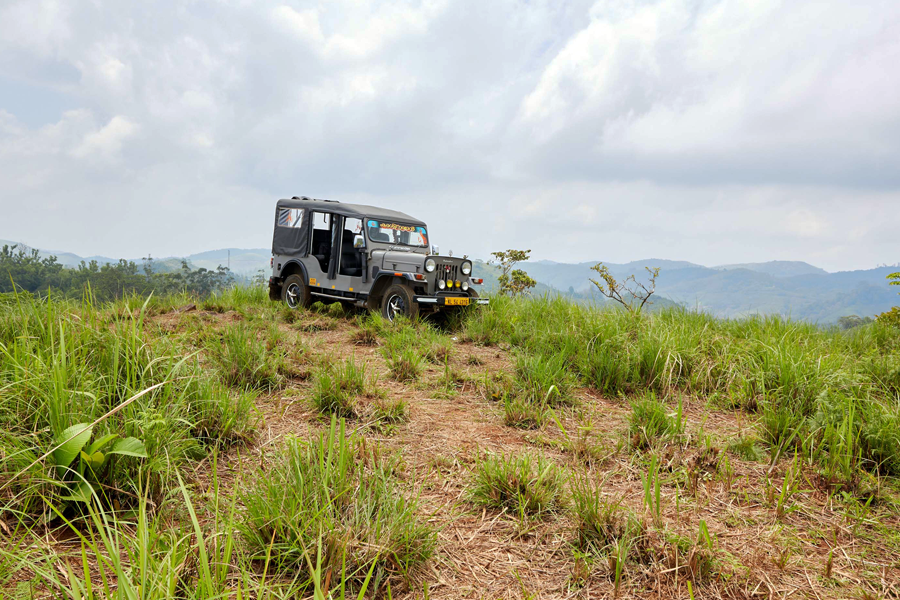Vagamon Jeep Safari scenic jeep safari